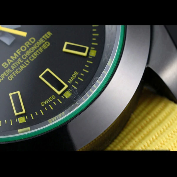 Rolex Milgauss Bamford Yellow Nylon Strap new59913