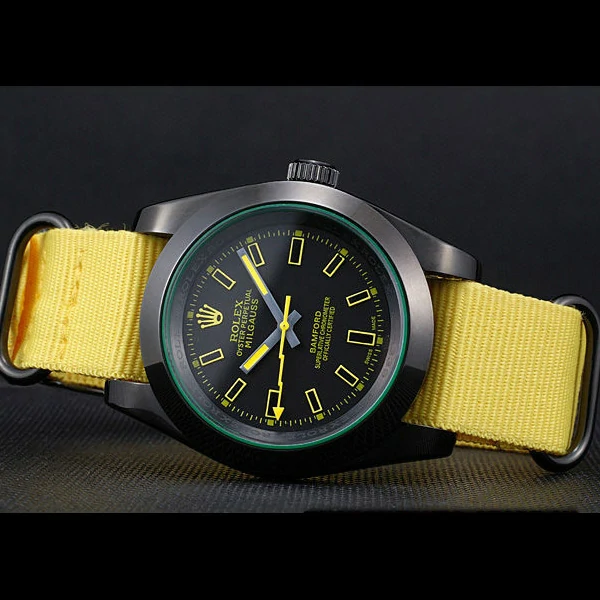 Rolex Milgauss Bamford Yellow Nylon Strap new59913