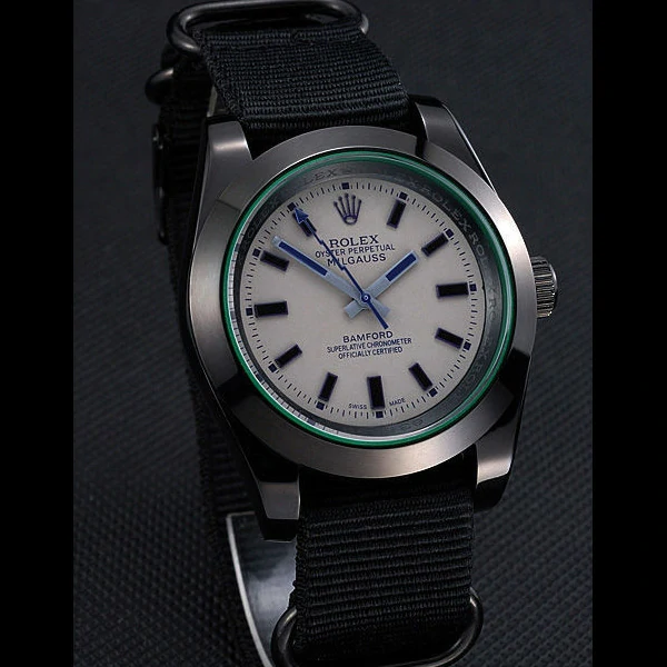 Rolex Milgauss Bamford Black Nylon Strap new59914