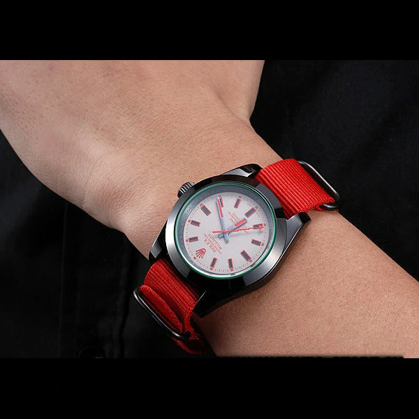 Rolex Milgauss Bamford Red Nylon Strap new59916