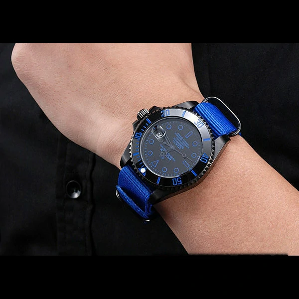 Rolex Stealth Submariner Blue Nylon Strap new59922