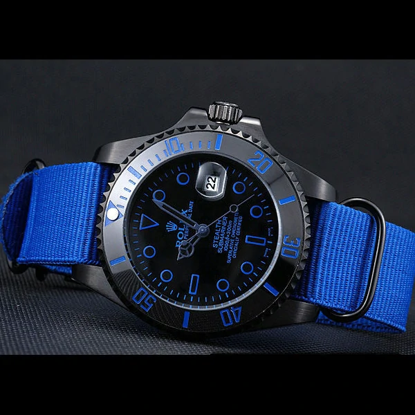 Rolex Stealth Submariner Blue Nylon Strap new59922