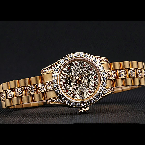 Rolex DateJust Diamond Dial Gold new59937