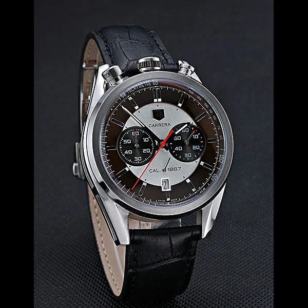 Tag Heuer Carrera Calibre 1887 Chronograph Black Strap new59971