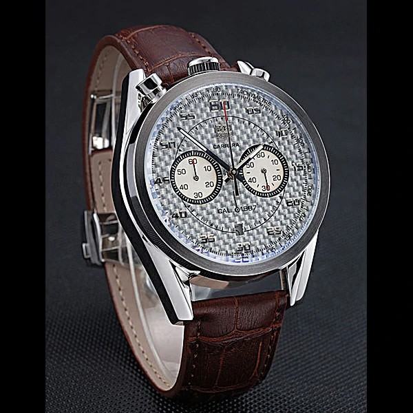 Tag Heuer Carrera Calibre 1887 Chronograph Brown Strap new59972
