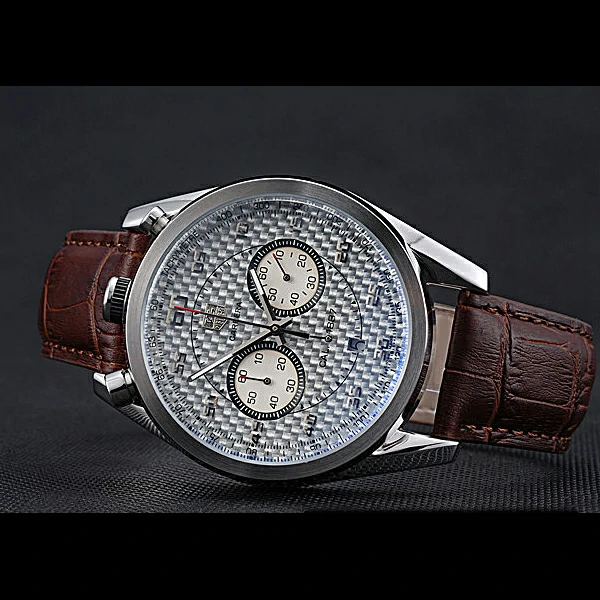 Tag Heuer Carrera Calibre 1887 Chronograph Brown Strap new59972