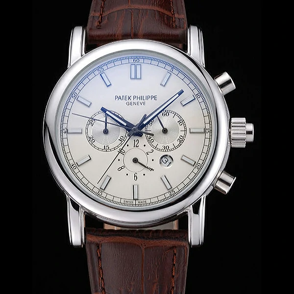 Patek Philippe Grand Complications Perpetual Calendar Stainless Steel Case White Dial Silver new60160