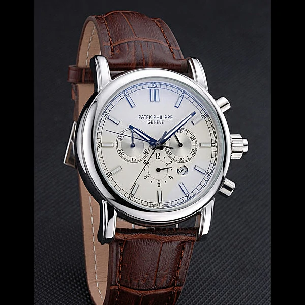 Patek Philippe Grand Complications Perpetual Calendar Stainless Steel Case White Dial Silver new60160