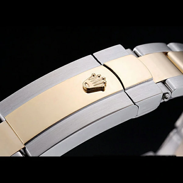 Rolex Datejust Stainless Steel And Gold Case Gold Dial new60161