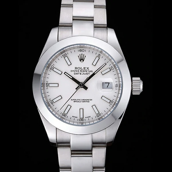 Rolex Datejust Stainless Steel Case White Dial new60162
