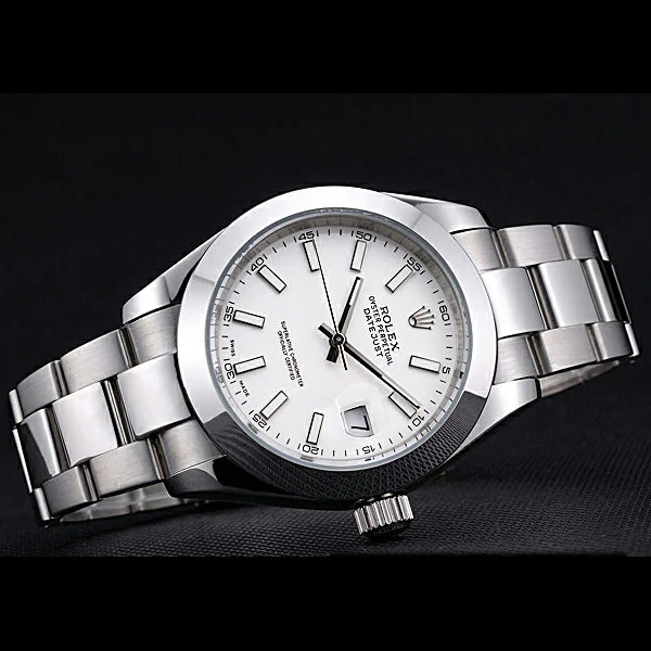 Rolex Datejust Stainless Steel Case White Dial new60162