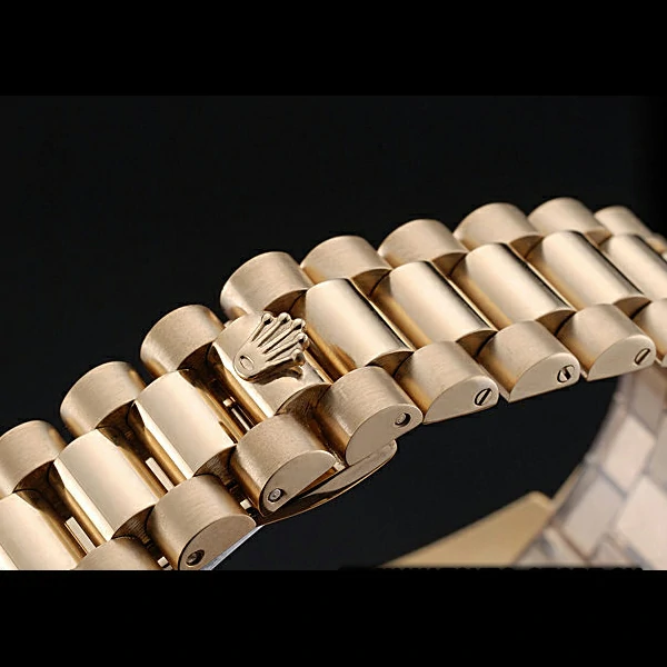 Rolex Day Date Gold Case White Dial new60164