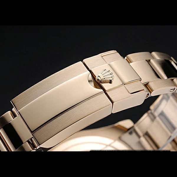 Rolex Yachtmaster II White Dial Blue Bezel Gold Bracelet new60167