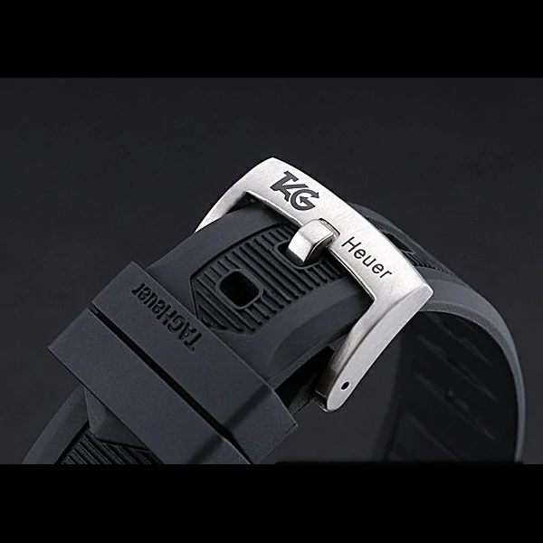 Tag Heuer Aquaracer Calibre S White Dial Black Rubber Band new60299