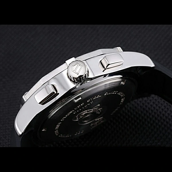 Tag Heuer Aquaracer Calibre S Black Dial Black Rubber Band new60300