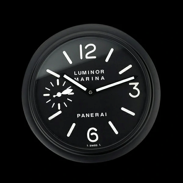 Panerai Luminor Marina Wall Clock Black And White new60365