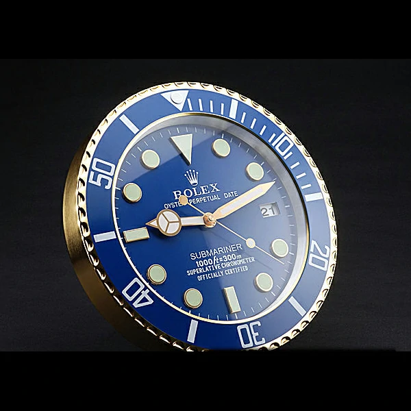 Rolex Submariner Wall Clock Blue new60367