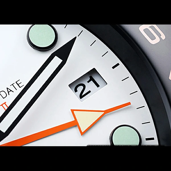 Rolex Explorer II Wall Clock Black Orange new60371