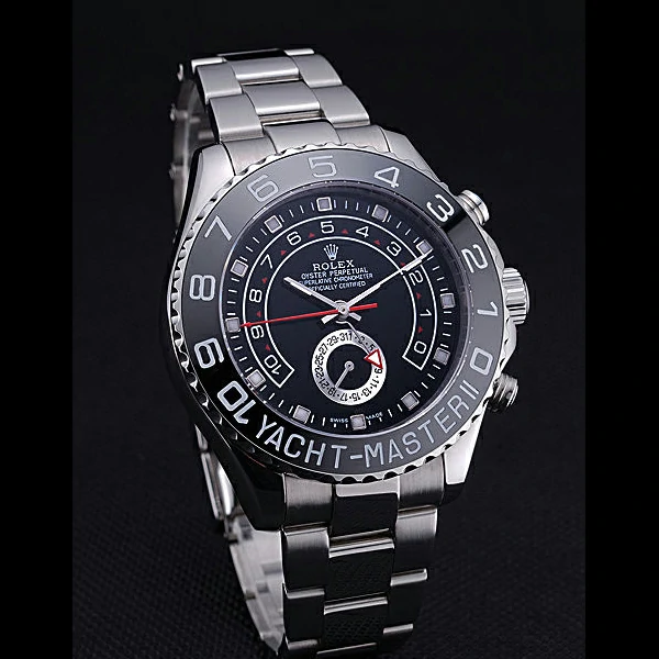 Rolex Yacht Master II Black Dial Stainless Steel Bracelet new60430