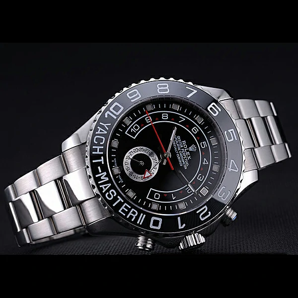 Rolex Yacht Master II Black Dial Stainless Steel Bracelet new60430