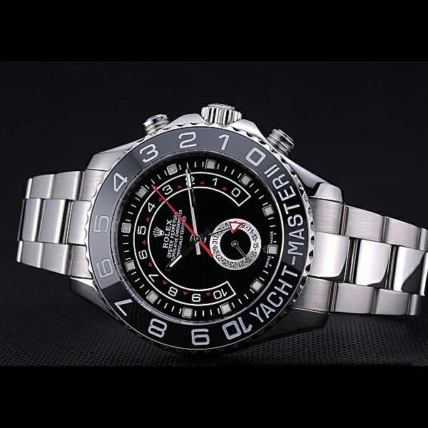 Rolex Yacht Master II Black Dial Stainless Steel Bracelet new60430