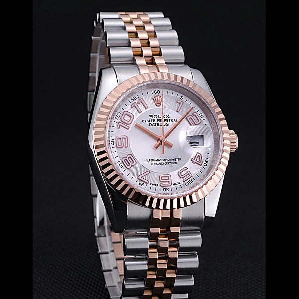 Rolex DateJust White Dial Stainless Steel and Gold Bracelet new60433