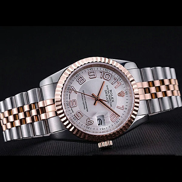 Rolex DateJust White Dial Stainless Steel and Gold Bracelet new60433