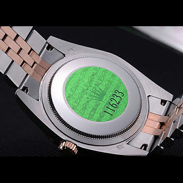 Rolex DateJust Black Dial Stainless Steel and Gold Bracelet new60434