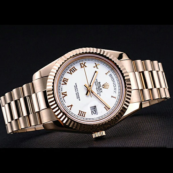 Rolex Day Date White Dial Gold Bracelet new60435