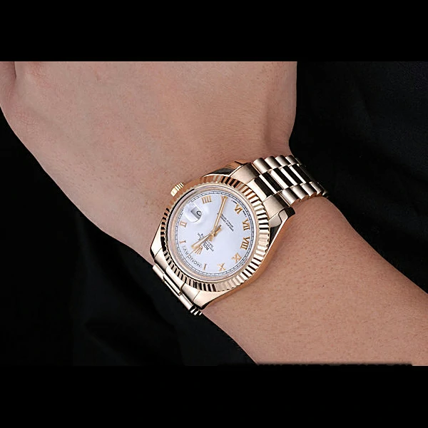 Rolex Day Date White Dial Gold Bracelet new60435