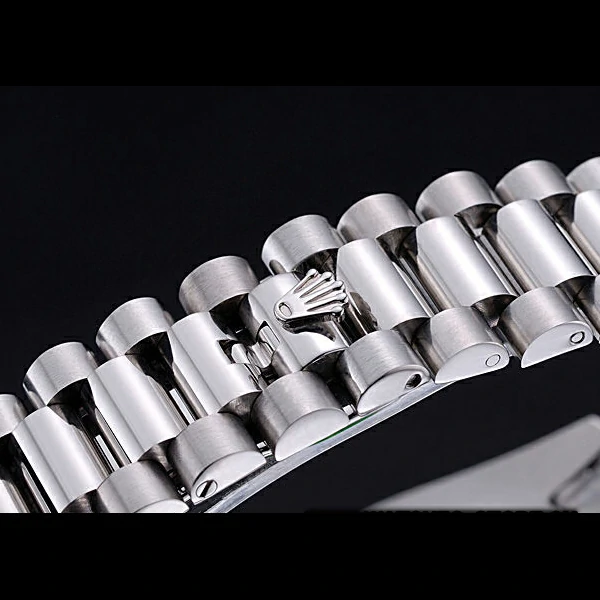 Rolex Day Date White Dial Stainless Steel Bracelet new60436