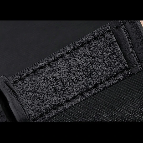 Piaget Altiplano Gold Case White Dial Black Leather Bracelet new60516