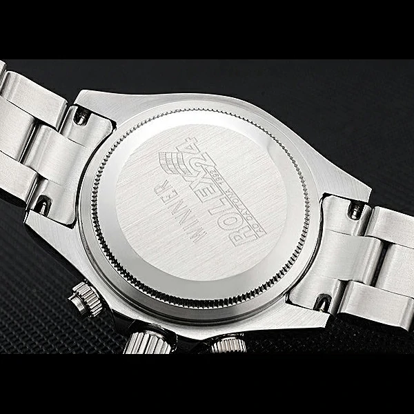 Rolex Cosmograph Daytona Stainless Steel Case Black Silver Subdials Stainless Steel new60523
