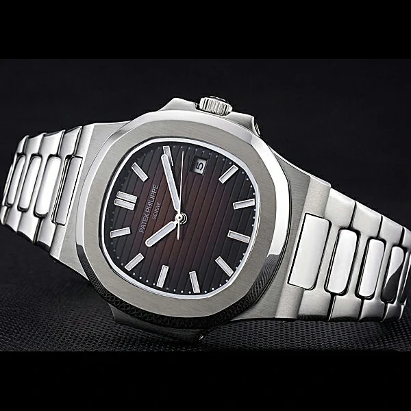 Patek Philippe Nautilus Brown Dial Stainless Steel Case new60647