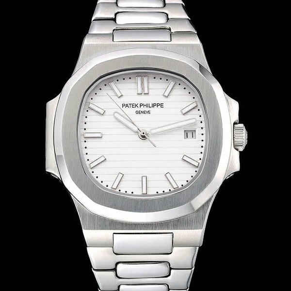 Patek Philippe Nautilus White Dial Stainless Steel Case new60648