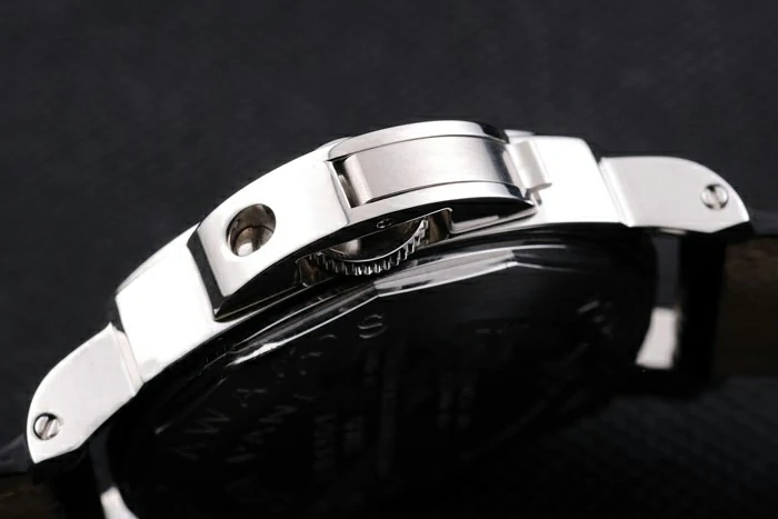 Panerai Luminor Black Dial Black Leather Bracelet new10421