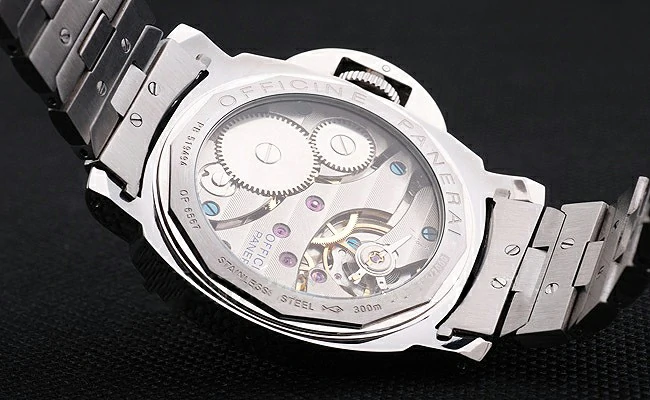 Panerai Luminor Black Dial Stainless Steel Case Bracelet new10721