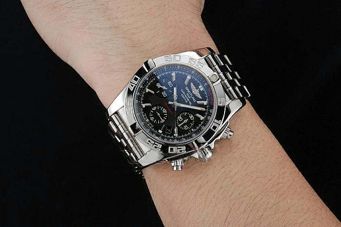 Breitling Certifie Stainless Steel Bezel Grey Dial new115395