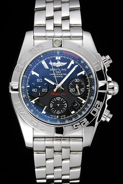 Breitling Certifie Stainless Steel Bezel Grey Dial new115395
