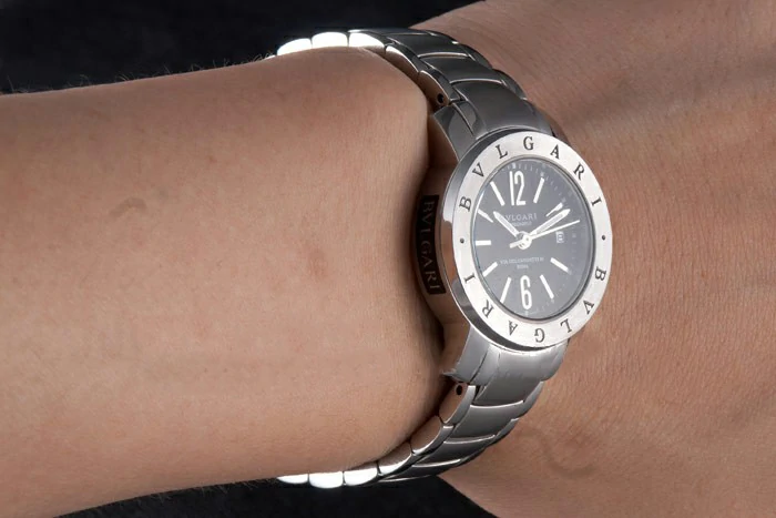 Bvlgari Bvlgari 27mm Black Dial Stainless Steel Case Two Tone Steel Bracelet new116395