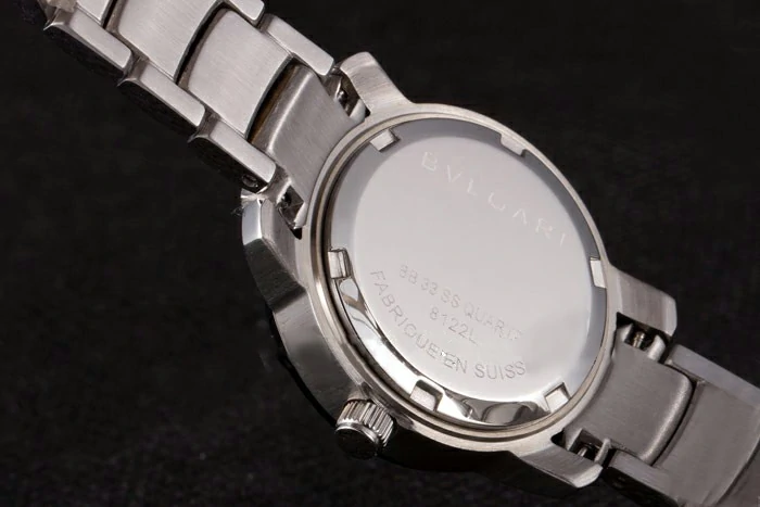 Bvlgari Bvlgari 27mm White Dial Stainless Steel Case Black Bezel Two Tone Steel Bracelet new116397