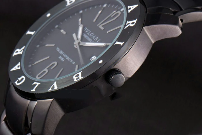 Bvlgari Bvlgari 27mm Black Dial Black Steel Case Black Steel Bracelet new116399