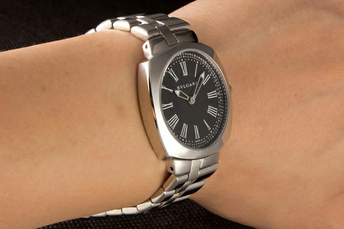 Bvlgari Octo 30mm Diamond Decorated Black Dial Stainless Steel Bracelet new116403