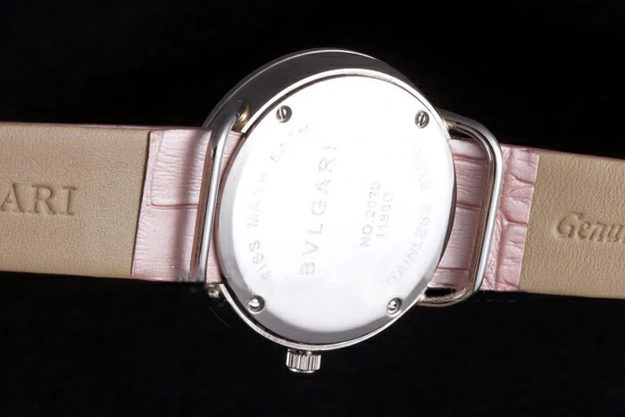Bvlgari ZERO1 Butterfly Motif Light Pink Leather Band new117980