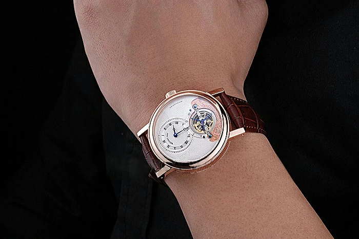 Breguet Classique Grande Complication Tourbillon Gold Case White Dial Brown Leather Strap new118731