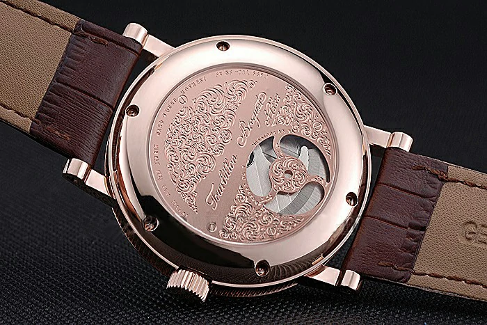 Breguet Classique Grande Complication Tourbillon Gold Case White Dial Brown Leather Strap new118731