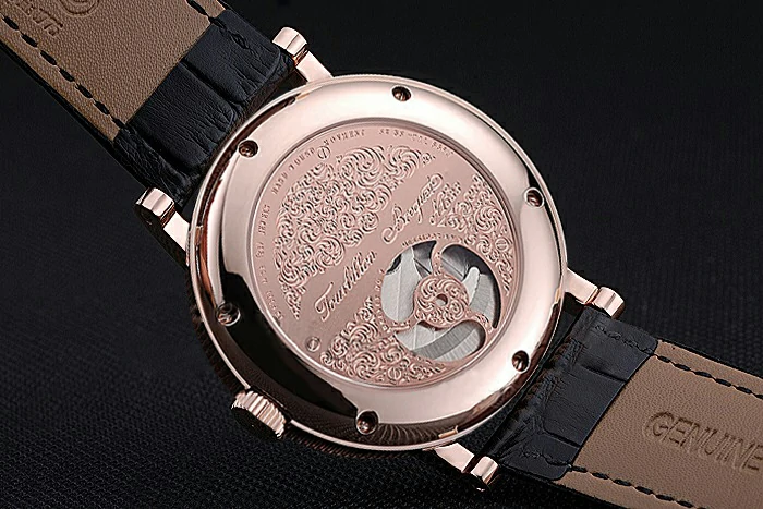 Breguet Classique Grande Complication Tourbillon Gold Case Black Dial Black Leather Strap new118733