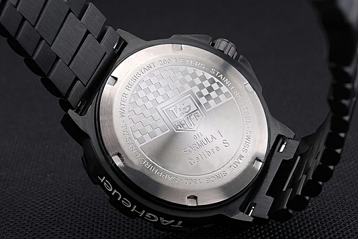 Tag Heuer Formula One Special Gulf Edition Black Dial And Blue Ion Plated Steinless Steel Bracelet new118810