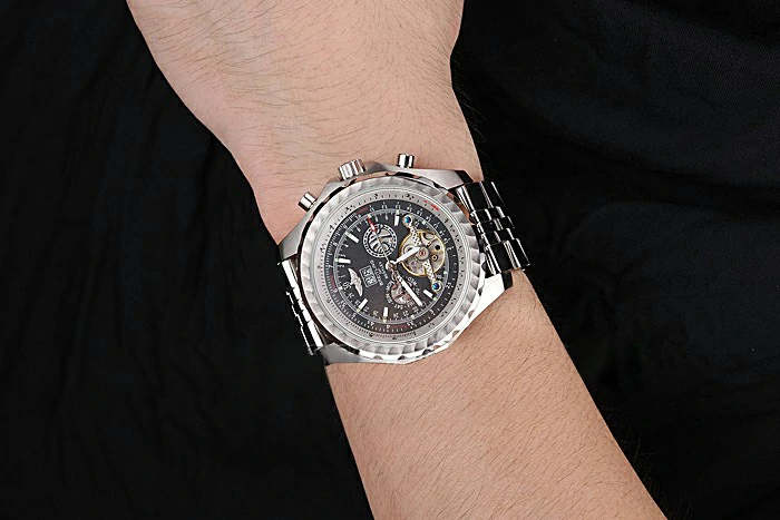 Breitling Bentley Mulliner Tourbillon Black Dial Stainless Steel Case And Bracelet new120701