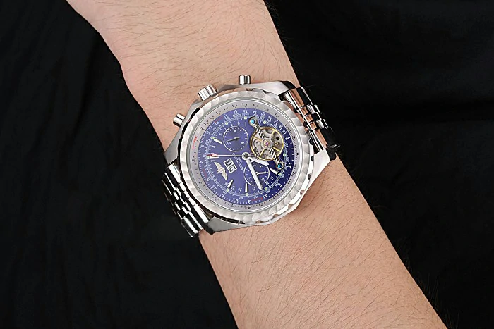 Breitling Bentley Mulliner Tourbillon Blue Dial Stainless Steel Case And Bracelet new120703